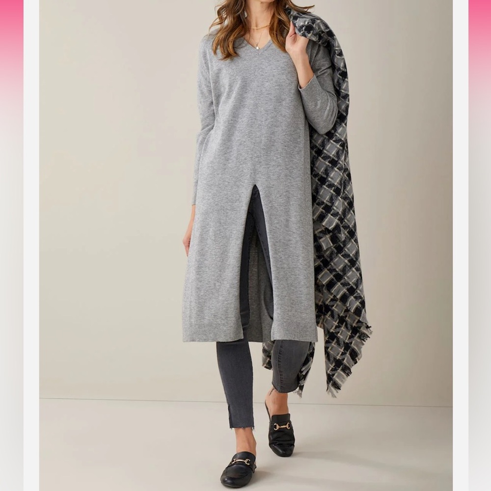 NWT! Charlie Paige Knit Maxi Tunic